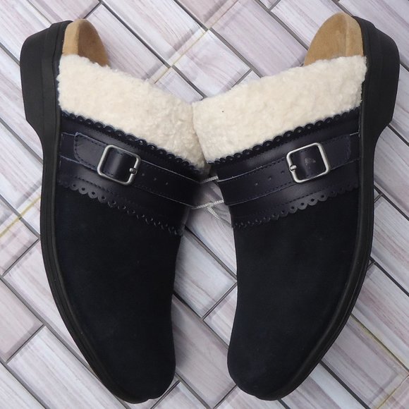 SIZE 11 D. SPENCO leather comfortable slip-on mules. - Picture 8 of 16